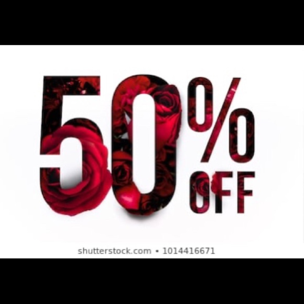 50% OFF Everything!